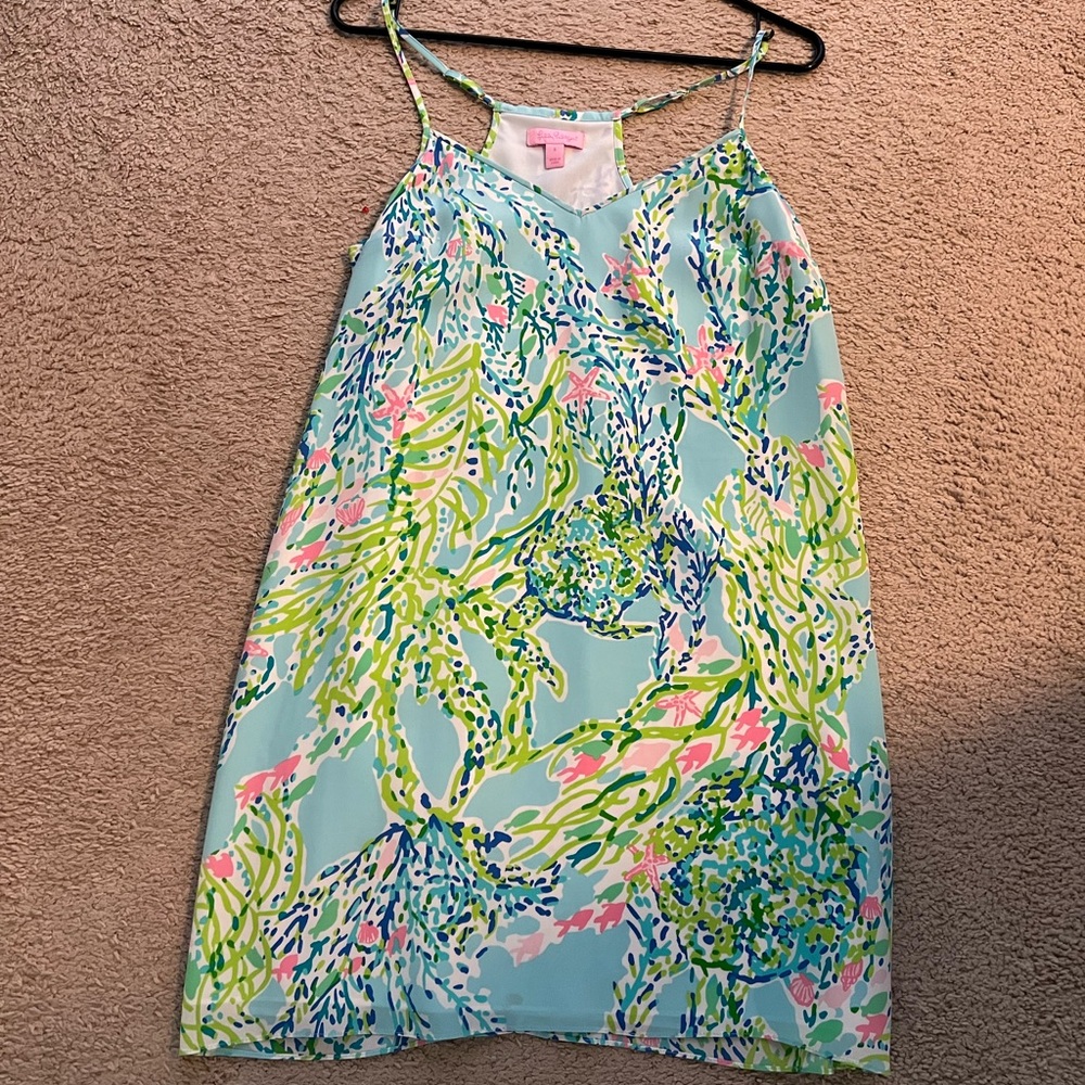 Lilly Pulitzer slip dress - size small, worn once!